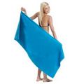 Premium Velour Beach Towel (Color Embroidered)